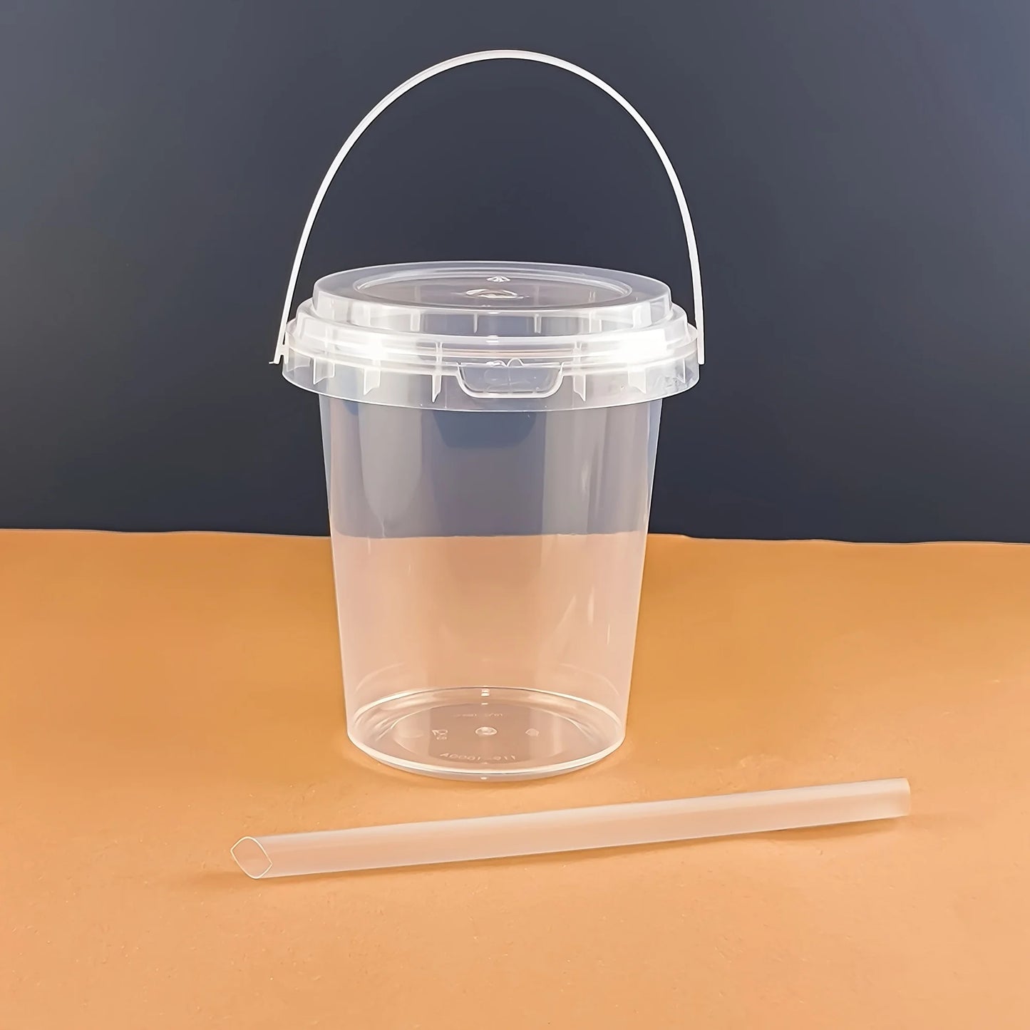 10pcs 33.81oz Large Plastic Cups with Lids & Straws - Reusable, Bpa-Free Beverage Tumblers for Iced Drinks,party Ice Buckets