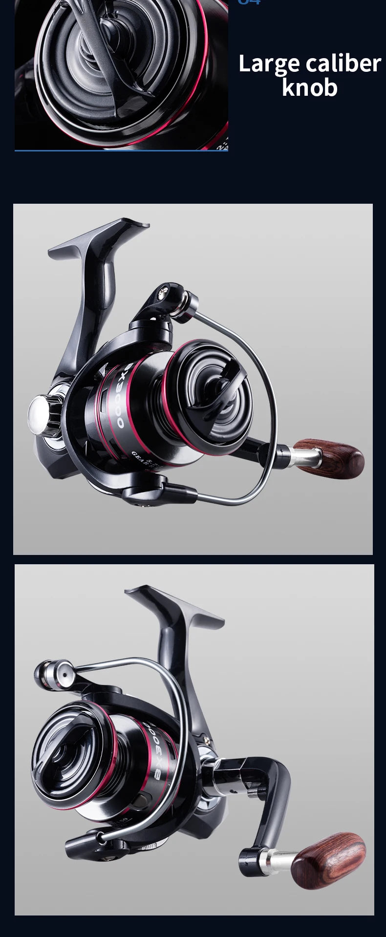 BX Super Light Spinning Fishing Reel 8KG Max Drag 5.2:1 Gear Ratio Freshwater Carp Fishing Coil
