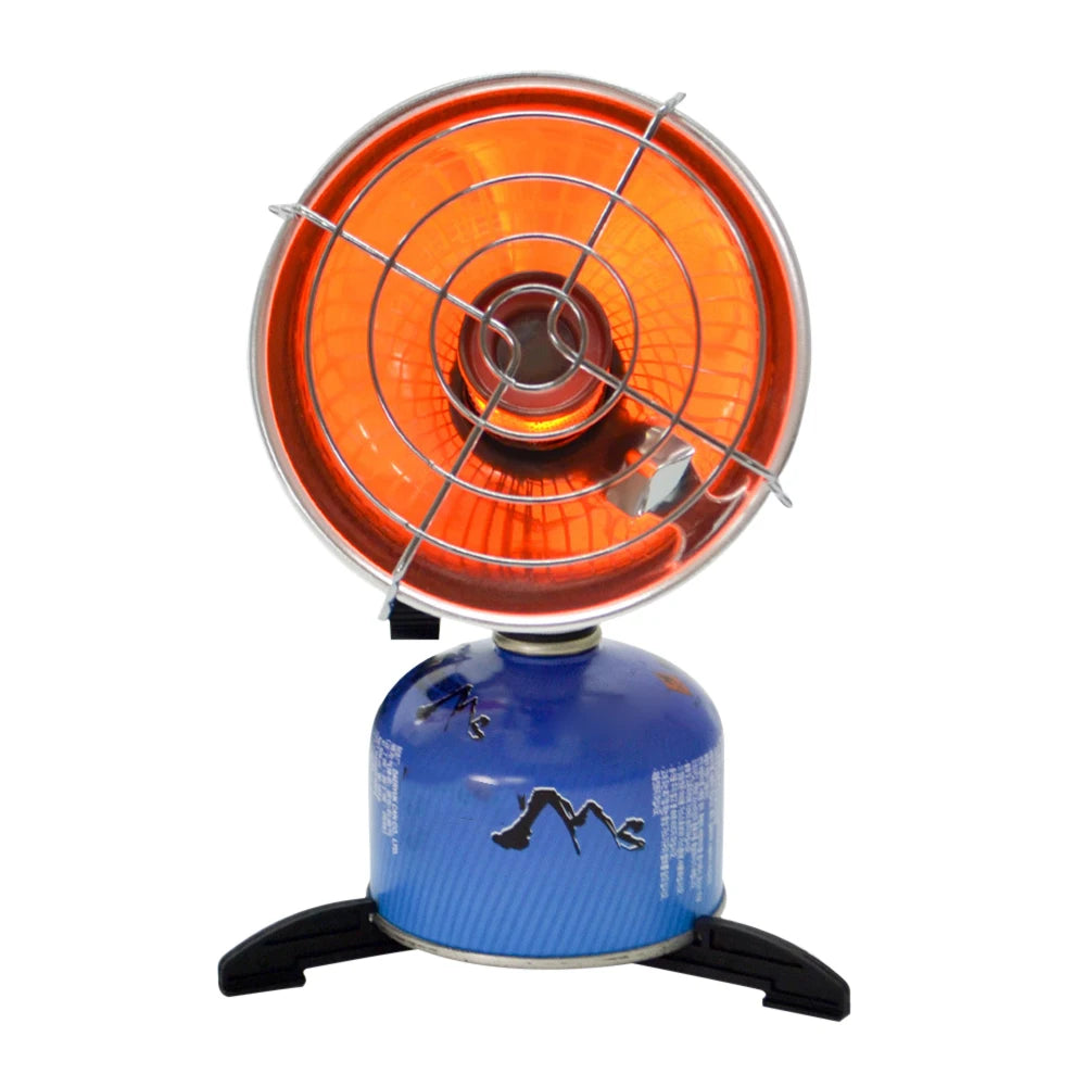 Stainless Steel Mini Gas Heater Portable Heating Stove Warmer for Camping Hiking