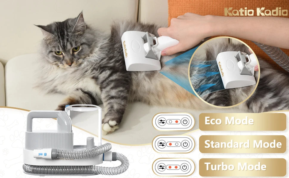 Pet Grooming Kit,5in1 Dog Grooming Kit with 2 Suction Mode,Low Noise Dog Hair Remover,Dog Vacuums for Hair Cleaning for Shedding