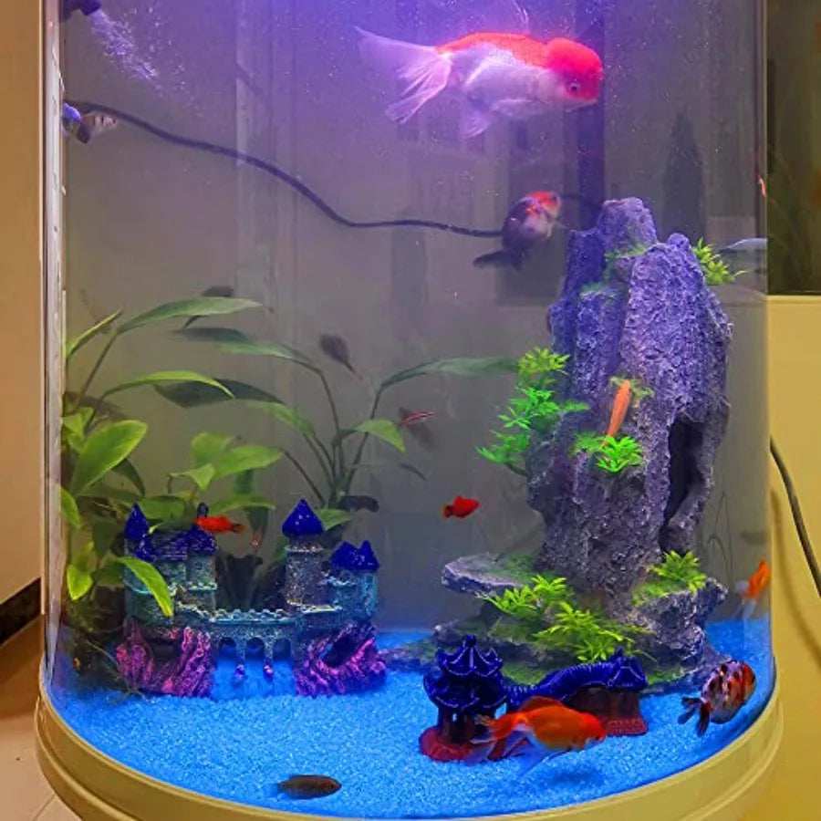 Aquarium Orment Resin Castle Decorations Fish Tank Supplies Accessories EcoFriendly Fish Tank Castle Aquarium Orment Mythical M