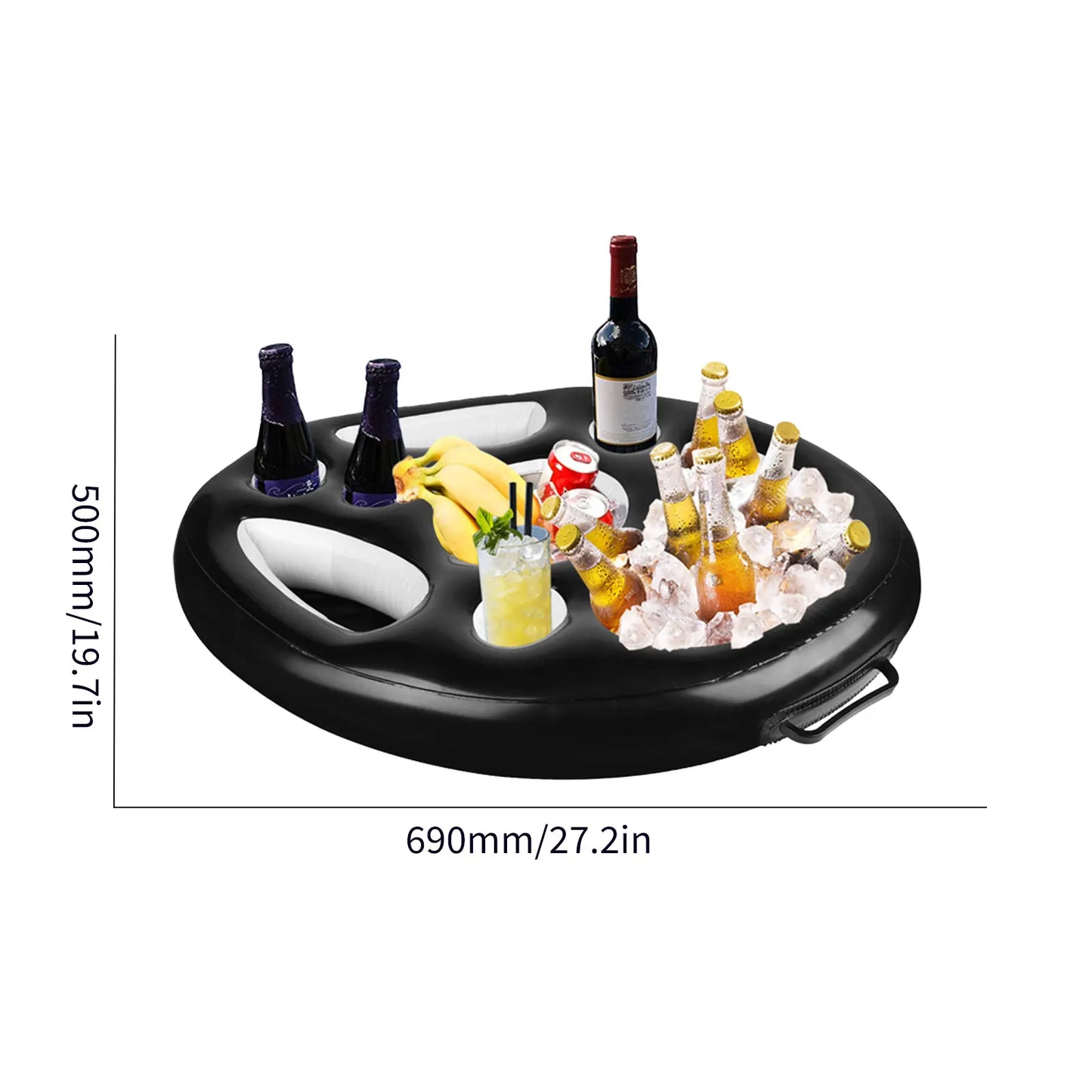 Floating Drinks Holder - Pool Drinks Stand Floats Floating Bar Pool Accessories