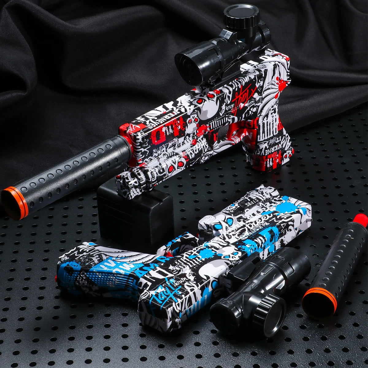 M4A1 Electric Blaster Gun Set, High Precision Shooting Toy, Perfect Automatic Outdoor Toy Gift for Birthday (Bullets Excluded)