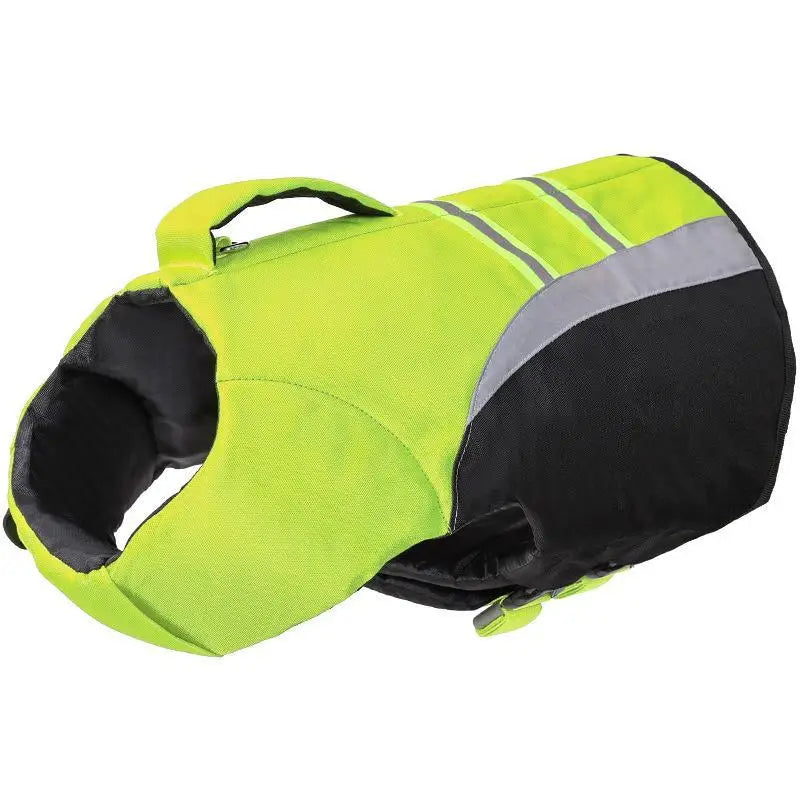 Dog Life Vest High Buoyancy Reflective Adjustable Lightweight with Rescue Handle