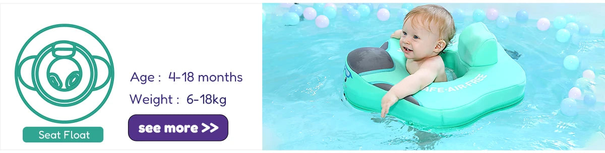 Mambobaby Baby Pool Float Vip 5 Dropshipping Blackproof Pool Mat For Infant Non-Inflatable Natation Buoy With Parasol Beach Toys