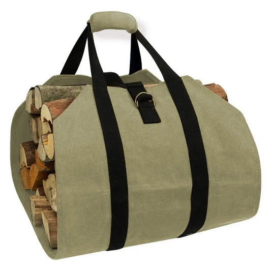 Log Carrier Bag Large  Waterproof Fireplace Firewood Storage Bag  Indoor Outdoor Log Holder  Practical Carrier For Picnics Camp
