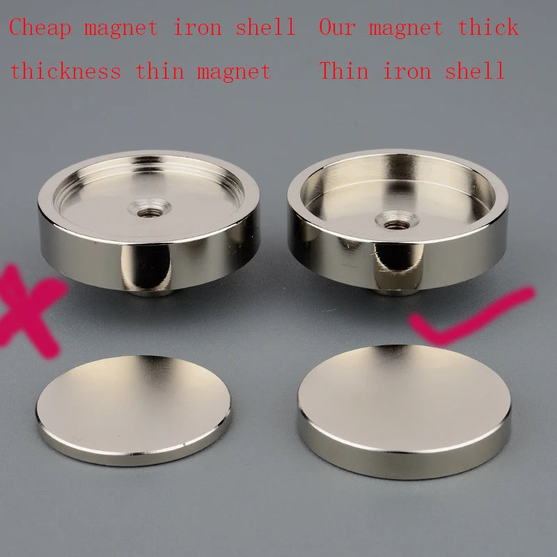 120KG/220KG /300KG/400KG/500KG Salvage Magnet Large Neodymium N52 Magnets Magnet Strong Fishing Magnet with Rope Gloves Bag