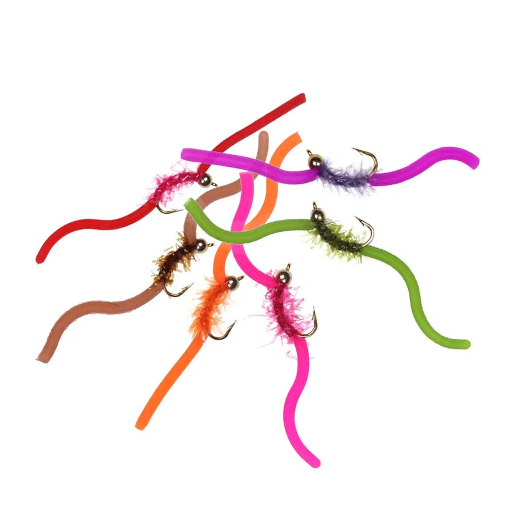 40-148Pieces/Box Trout Fly Fishing Assorted Flies Kit Nymph Dry Wet Flies Fishing Fly Lure