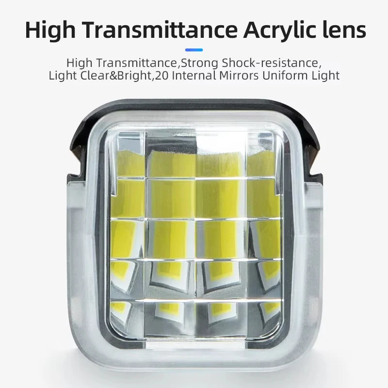 ROCKBROS Bicycle Light 1500LM 5000mAh Type-C Charging Bike Light Smart IPX6 Aluminum Alloy Light Front Lamp Cycling Headlight