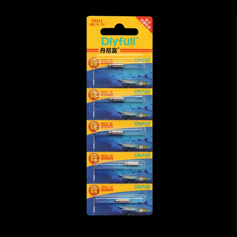 10/20pcs Fishing Floats Battery CR425 322 435 435 311 Night Fishing Floats Lithium Battery Electric Floats Battery Fishing Tool