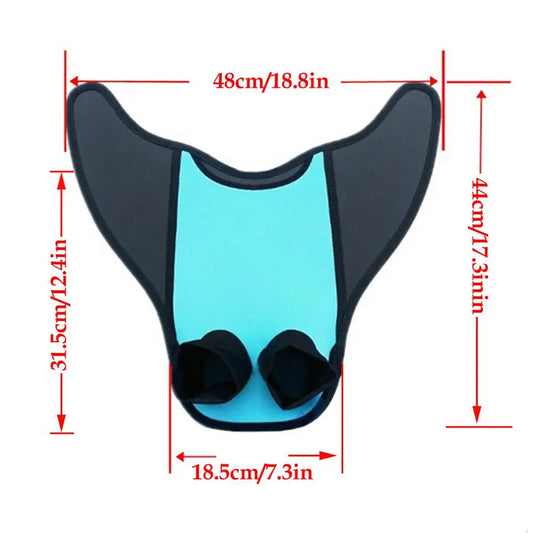 Fins Of Feet For Adults And Children Swimming Flippers Mermaids Tail Monofin Kids Halloween Mermaids Costume Cosplay Swimsuit