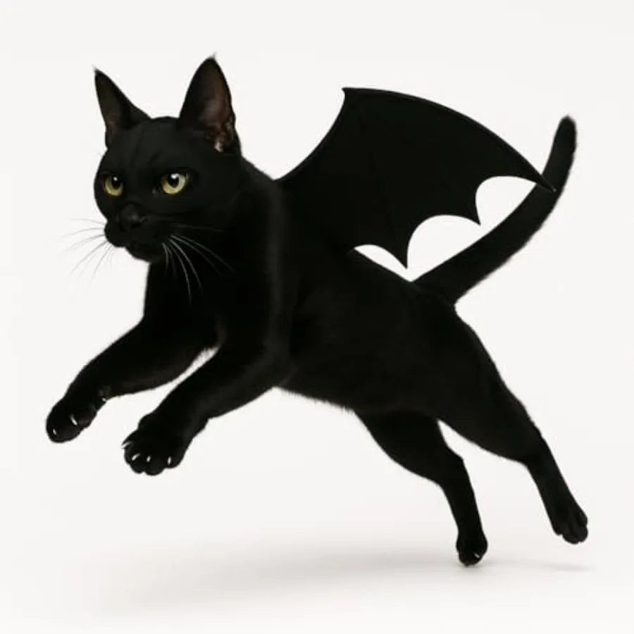 Cat Kitten Clothes Costume Pet Halloween Costumes Outfits for Cats Apparel Batman Mask Helmet Bat Wings