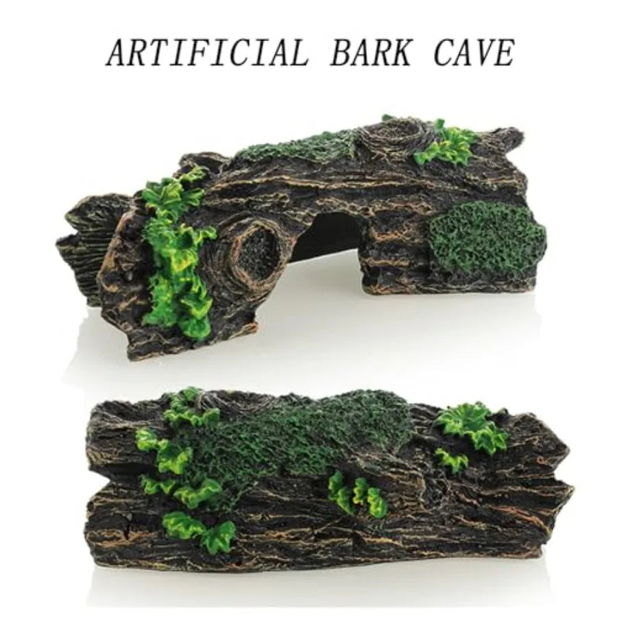 Starfish and Resin Hollow Tree Trunk Fish Tank Decorations Betta Fish Tank Accessories Aquarium Arments Hollow Tree x 1pc Fish