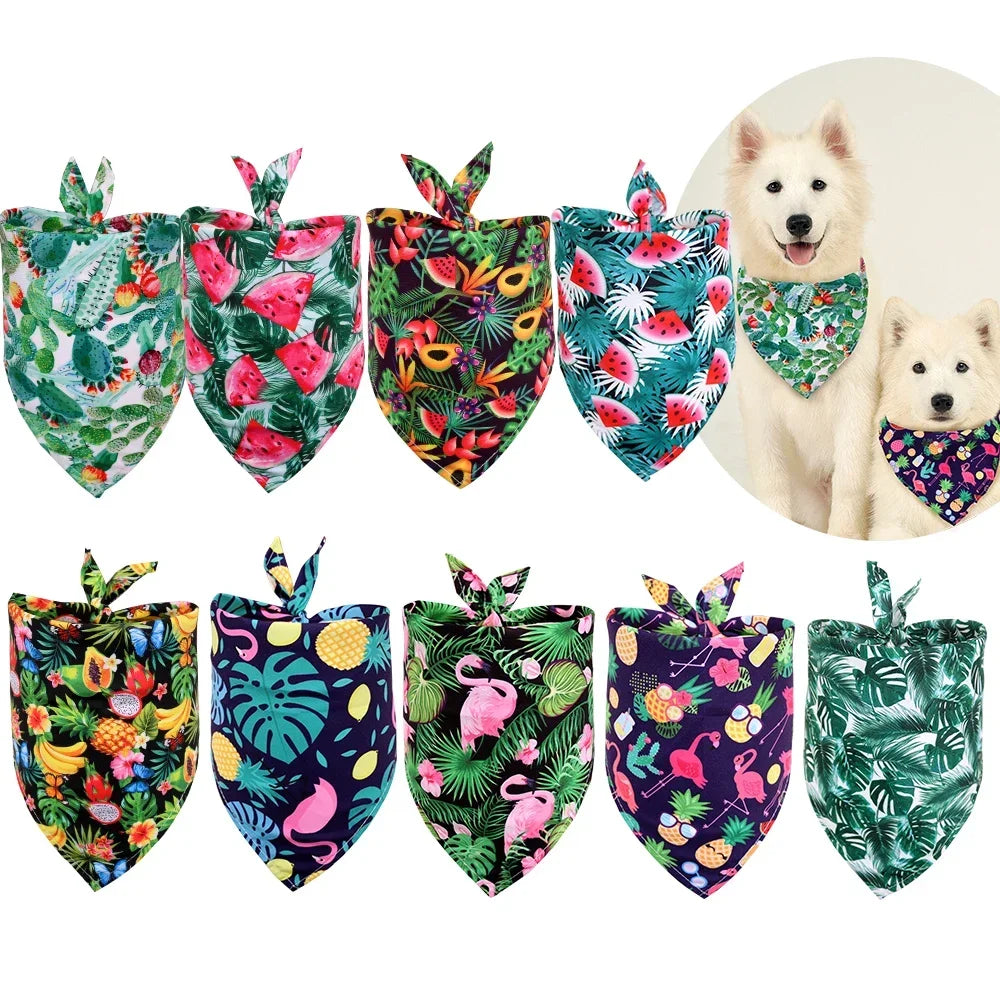 60pcs Dog Bandanas Bulk Wholesale Spring Summer Animals Supplies Dog Items Pet Supplies Pets Free Shipping Big Dog Accessories