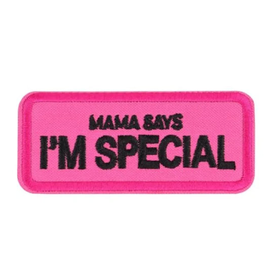 Forestpaw 2 Pack Service Dog Patches for HarnessEmbroidered Service Dog Accessories for Dog Collars Hot Pink Mama SAYS I'm Spec