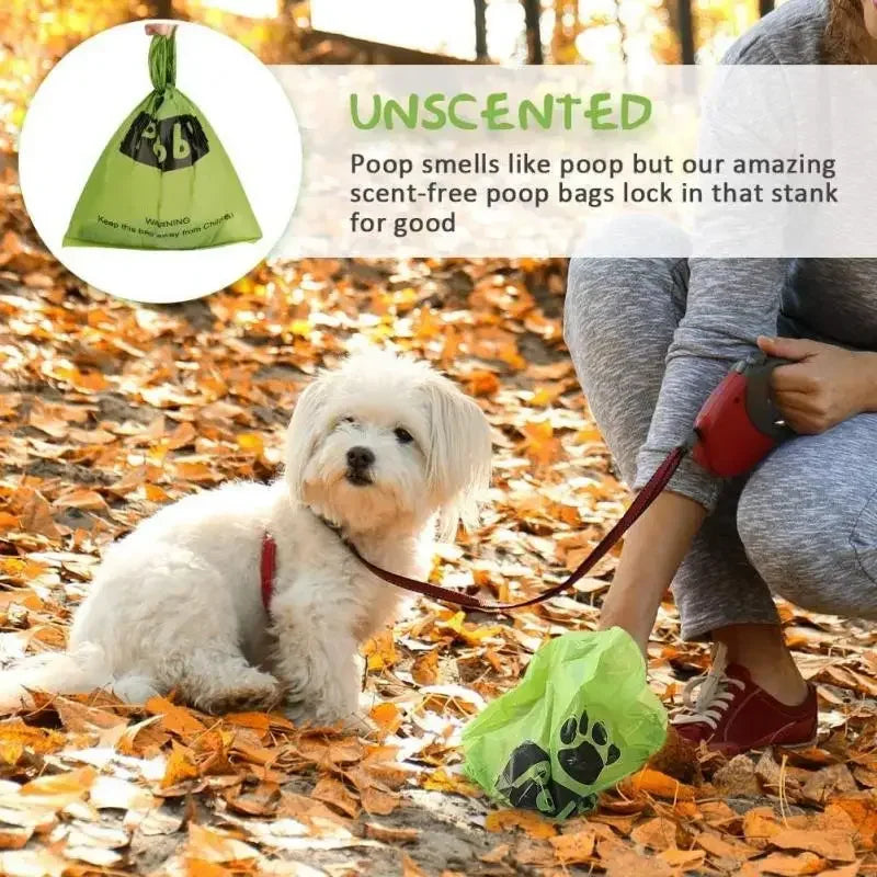 Dog Poop Bag Biodegradable Pet Garbage Bag Dog Poop Bags Dog Poop Bag Dispenser Dog Cleaning Supplies Dog Products for Dogs Gift