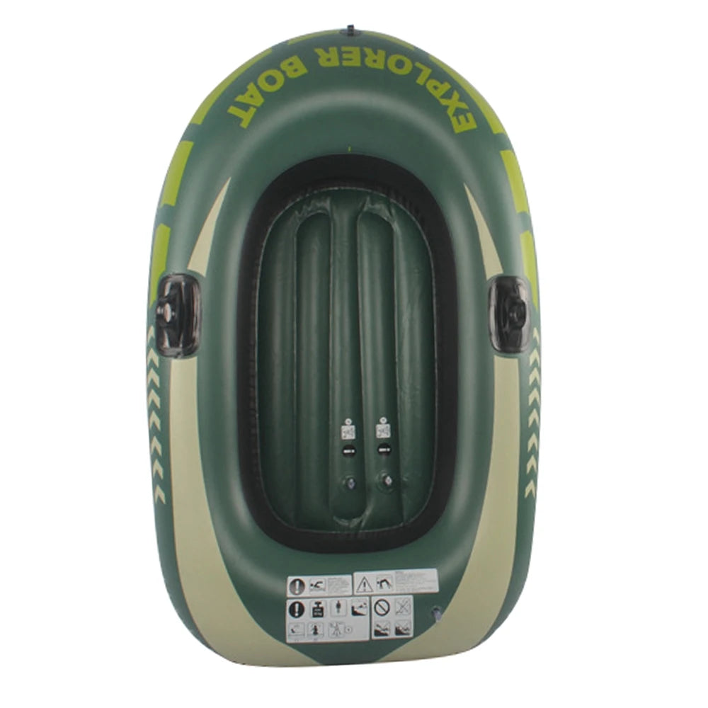 Inflatable Boat Kayak Canoe Fishing Boat With Double Valve For Parent-Child Interaction Family Swimming Pool Activities