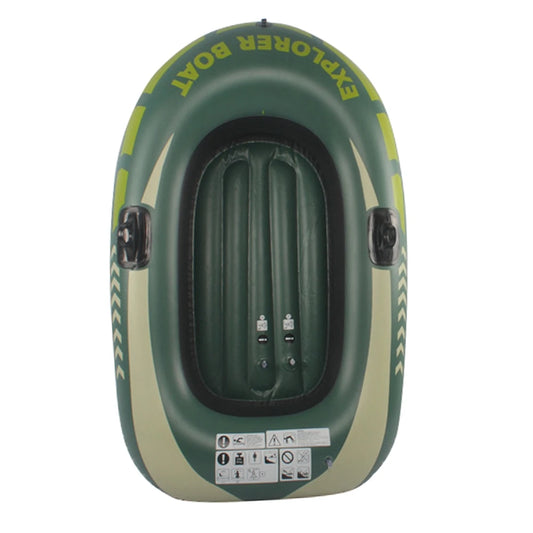 Inflatable Boat Kayak Canoe Fishing Boat With Double Valve For Parent-Child Interaction Family Swimming Pool Activities