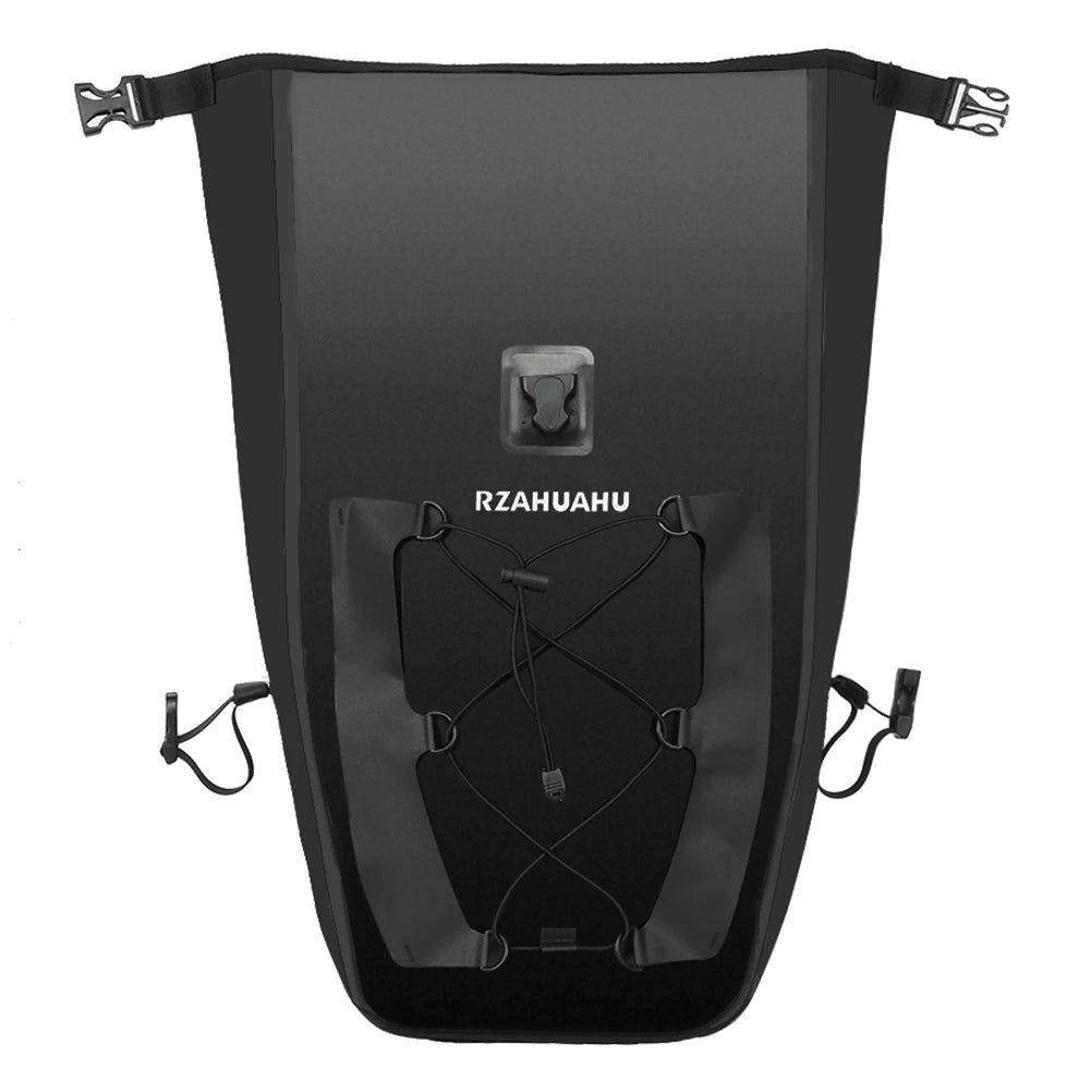 25L Bike Pannier Bag Large Capacity Waterproof Rear Seat Trunk Bag Travel Luggage Carrier Cycling Bag Bicycle Saddle Rack Bags