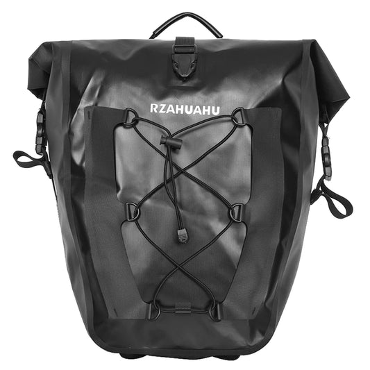 25L Bike Pannier Bag Large Capacity Waterproof Rear Seat Trunk Bag Travel Luggage Carrier Cycling Bag Bicycle Saddle Rack Bags