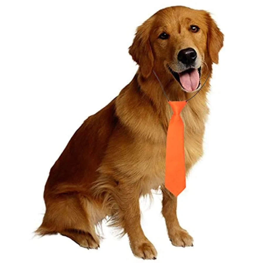 Large Dog Ties10Pcs Dog Necktie Ties for Large Dogs Solid Color Dog Tie Adjtable Cat Collar Pet Hair Grooming Accessories for H