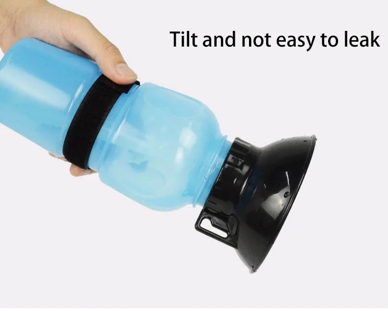 500ml Outdoor Squeeze Portable Pet Dog Water Bottle Large and Small Dog Travel Drinking Cup Supplies Suitable for Dogs and Cats