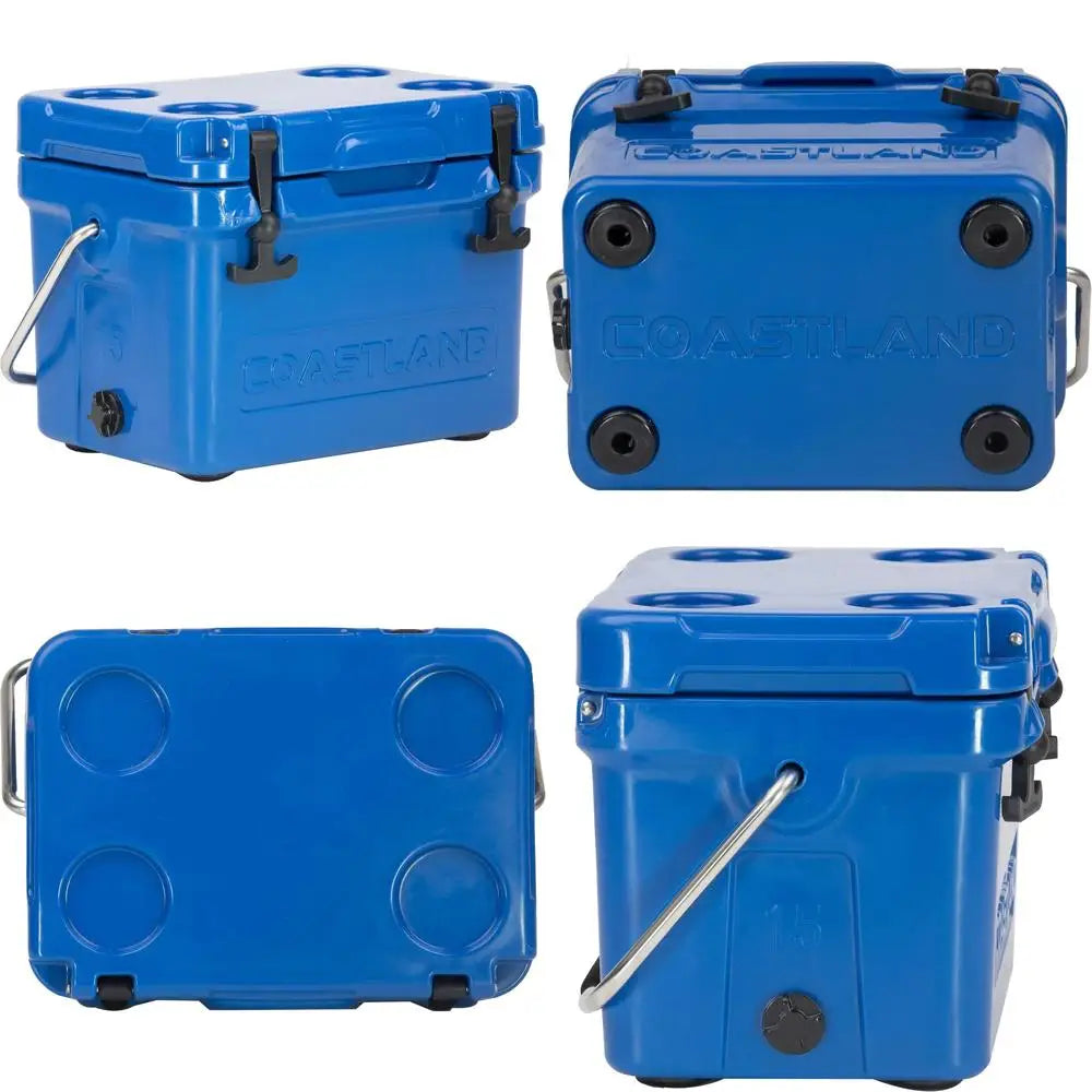 Premium Insulated Rotomolded Cooler for Everyday Use, Small Ice Chest Ideal for Tight Spaces, Soccer Games, and More