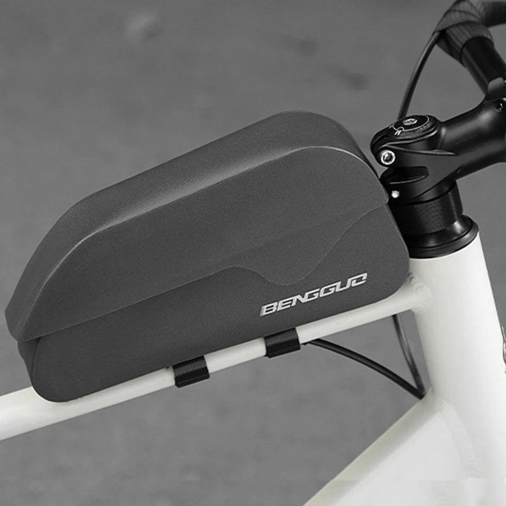 Bicycle Magnetic Lid Top Tube Bag Bicycle Front Frame Bag Cycling Pouch for Mountain Road Bike