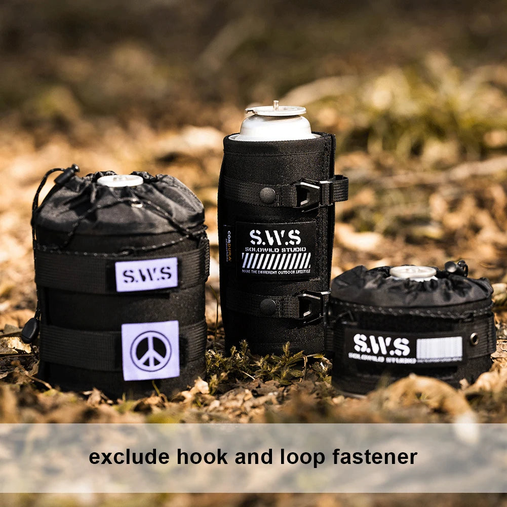 Gas Can Protective Cover Outdoor Tactical Fuel Gas Can Tank Protective Case Anti-Fall Gasoline Canister Gas Can Cylinder Case