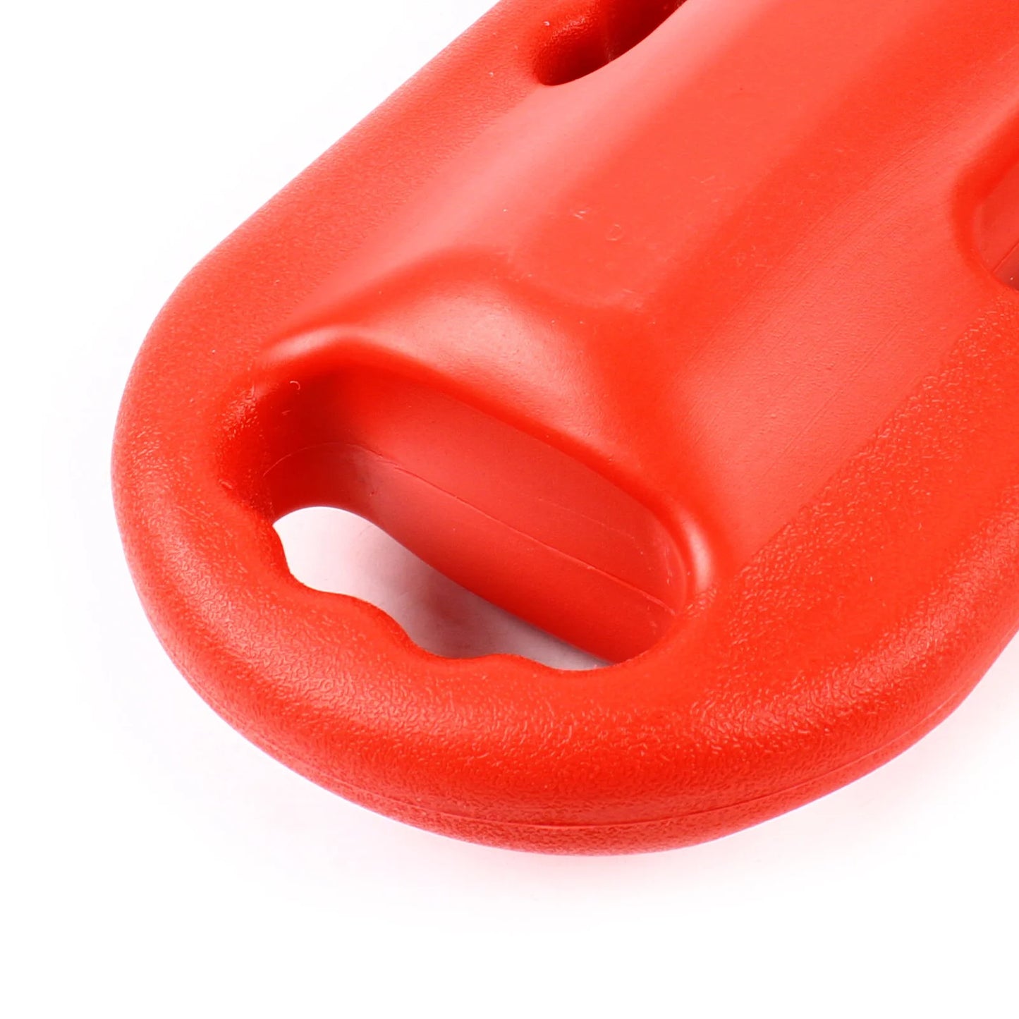 Portable 3-Handle Swimming Rescue Buoy Orange with 5.25ft PE Rope Adjustment Buckle for Open-Water&Multi-person Rescue