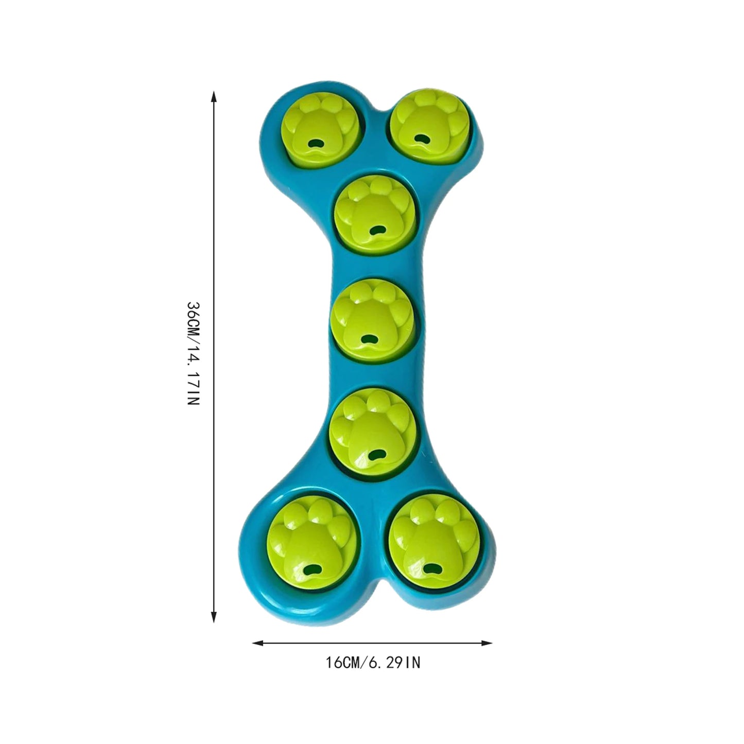 Pet Slow Feeder Toys Cute Bone Shaped Treat Dispenser Dog Stimulation Toys for Puppy Dogs Cats