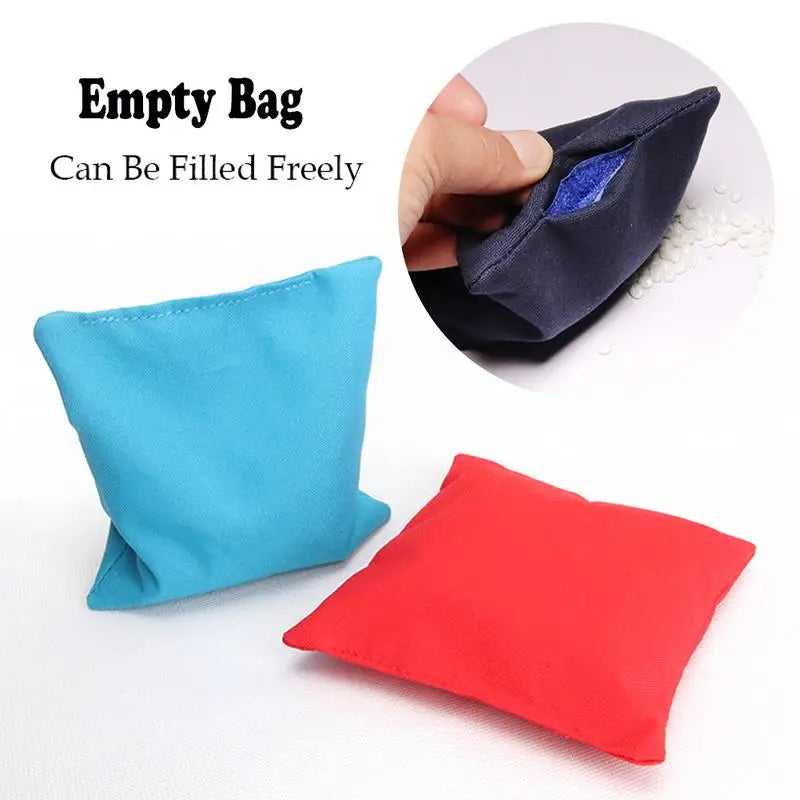 8PCS Cornhole Bean Bags Set Corn Filled Cornhole Cloth Bags Training Equipment For Outdoors Cornhole Game Supplies Kids Toy