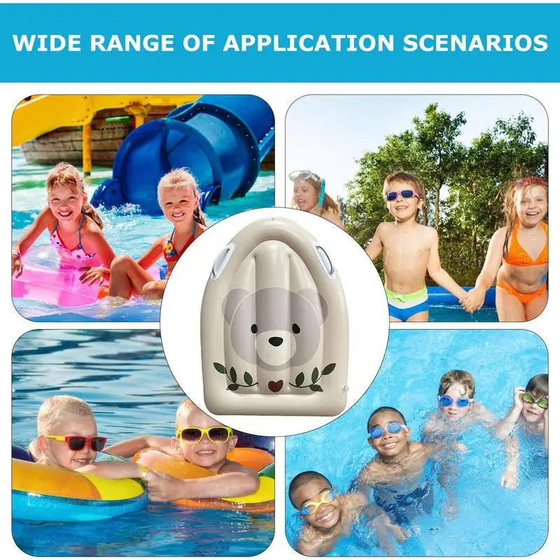 Pool Floaties Pool Floating Raft For Children Comfortable Blow Up Swimming Aids For Outdoor Beach Party For Birthday