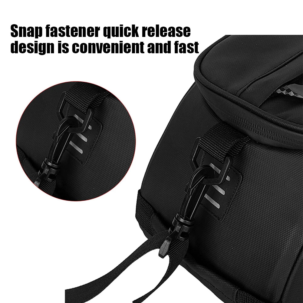 RZAHUAHU Bicycle Rear Seat Trunk Bag Waterproof Bike Luggage Pack Multiple Pockets Night Reflective Cycling Equipment
