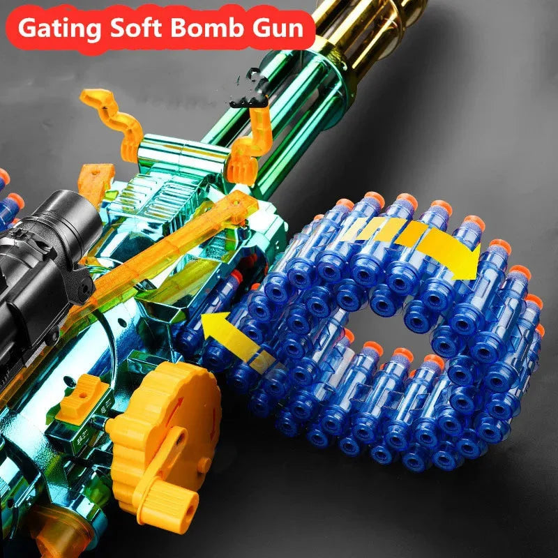 Big Pineapple Toy Soft Bullet Gun, Manual/electric Operation Mode, Suitable for Outdoor Games