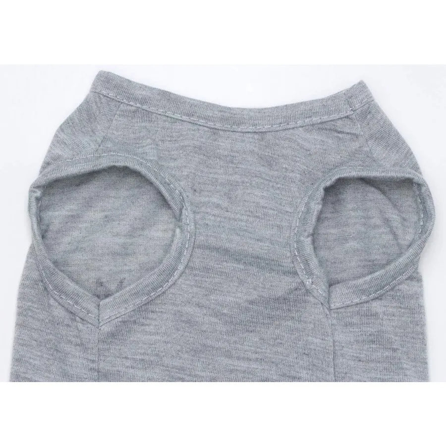 Mommy's Boy Gray Pet TShirt Vest Outfits Clothes for Female Male Dog Cat Rabbit