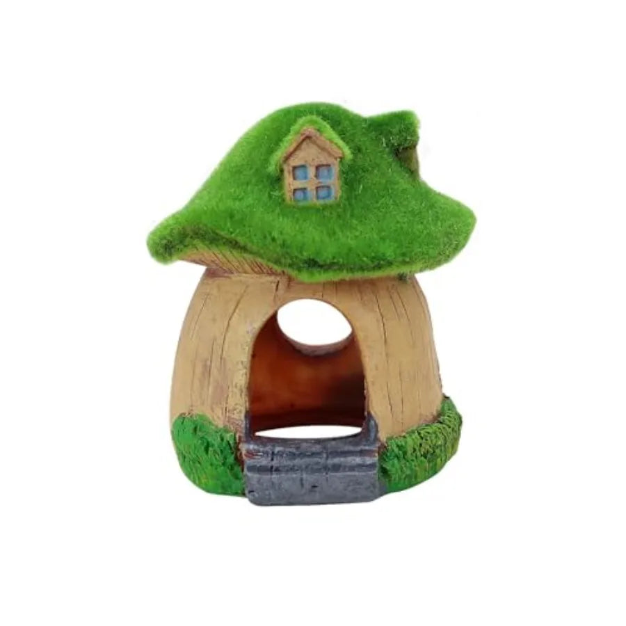 Mushroom Fish Tank Accessories Resin Aquarium Decorations with Hollow Hole Fishtank Decorations for Shrimp Betta Betta Fishtank