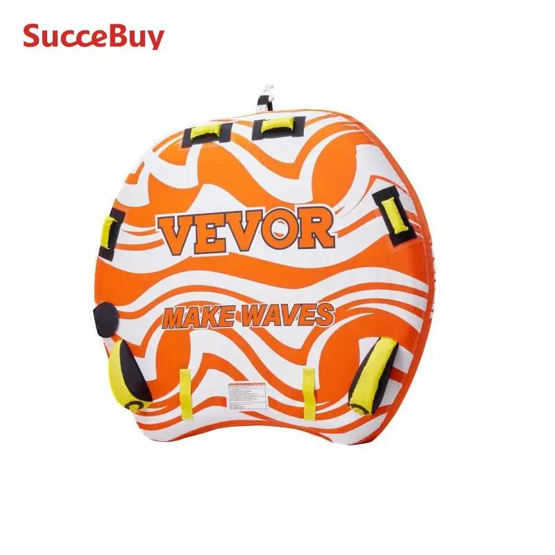 SucceBuy 1-2Riders Towable Tubes for Boating Inflatable Towable Tube for Boat to Pull 340lbs Boat Tubes with Fin for Water Sport