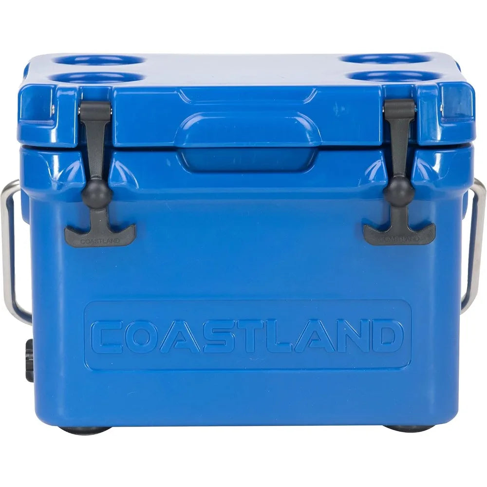 Premium Insulated Rotomolded Cooler for Everyday Use, Small Ice Chest Ideal for Tight Spaces, Soccer Games, and More