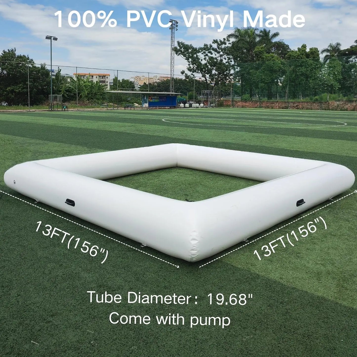 (IN STOCK) Customization Outdoor Amusement Inflatable Bumper Car Go Kart Track inflatable go kart race tracks without cars