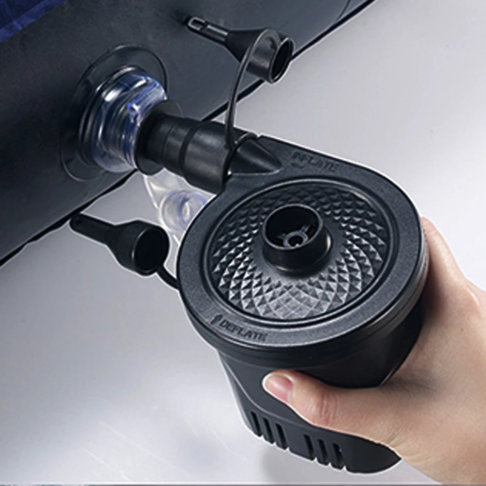 Air Filling Inflator Pump Lightweight Electric Inflatable Compressor for Swimming Ring Air Mattress Pool Bed