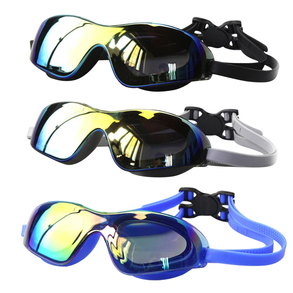 Swimming Goggles Professional Swim Glasses Adjustable Electroplate Diving Glasses No Leaking Swim Race Goggles for Women Men