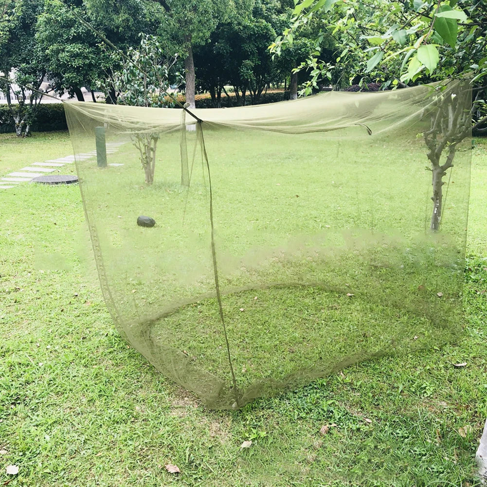 Outdoor Camping Mosquito Net Lightweight Portable Camping Mosquito Canopy Netting Sleeping Mesh Tent Outdoor Tool