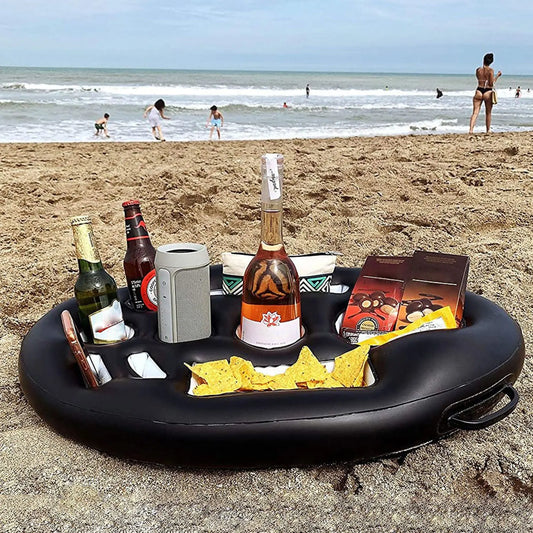 Floating Drinks Holder - Pool Drinks Stand Floats Floating Bar Pool Accessories