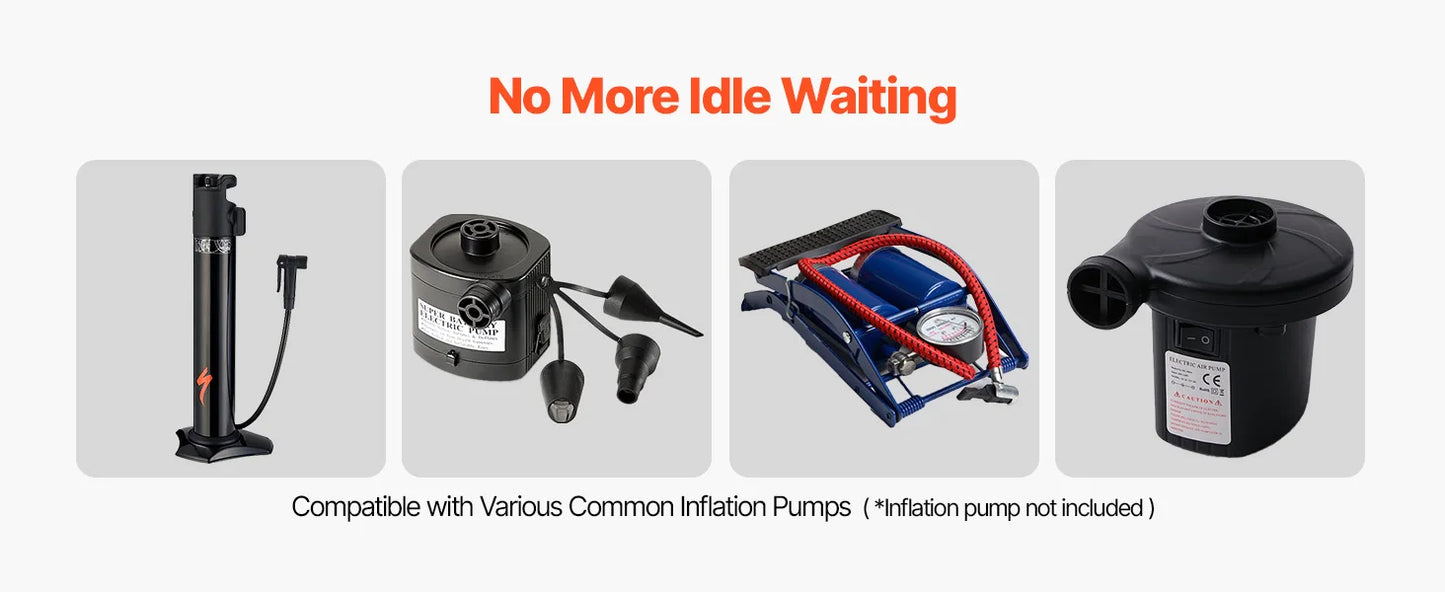 SucceBuy 1-2Riders Towable Tubes for Boating Inflatable Towable Tube for Boat to Pull 340lbs Boat Tubes with Fin for Water Sport