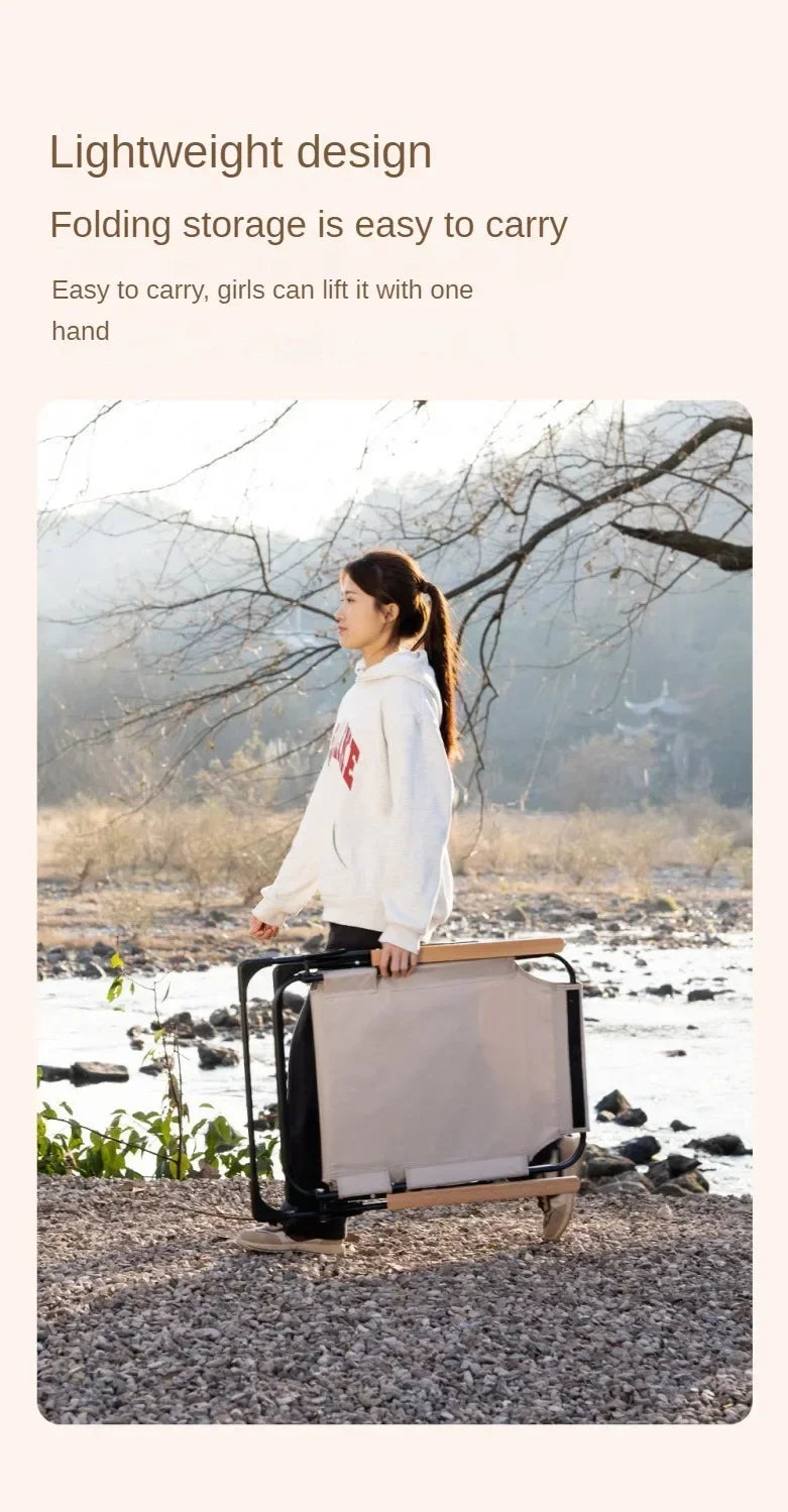 Angle Adjustable Camping Chair with Detachable Pillows,long Camping Chair Fishing Chair Folding for Camping Fishing Hiking