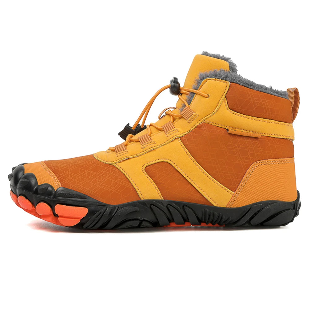 Winter Snow Boots Anti Slip Barefoot Hiking Shoes Lightweight Cold-Proof Trekking Shoes Barefoot Trainers for Outdoor Travel