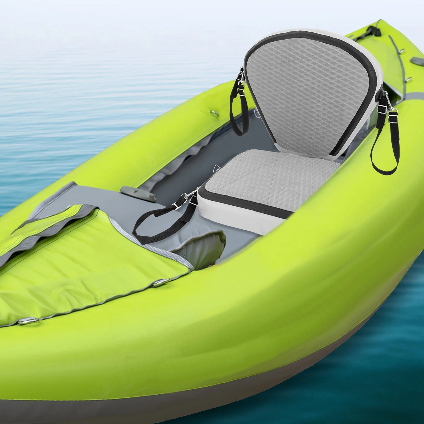 Kayak Seats, Thicken Seat Cushion for Kayak, Grey Padded Kayak Seat for Canoeing, Drifting, Rafting, Fishing