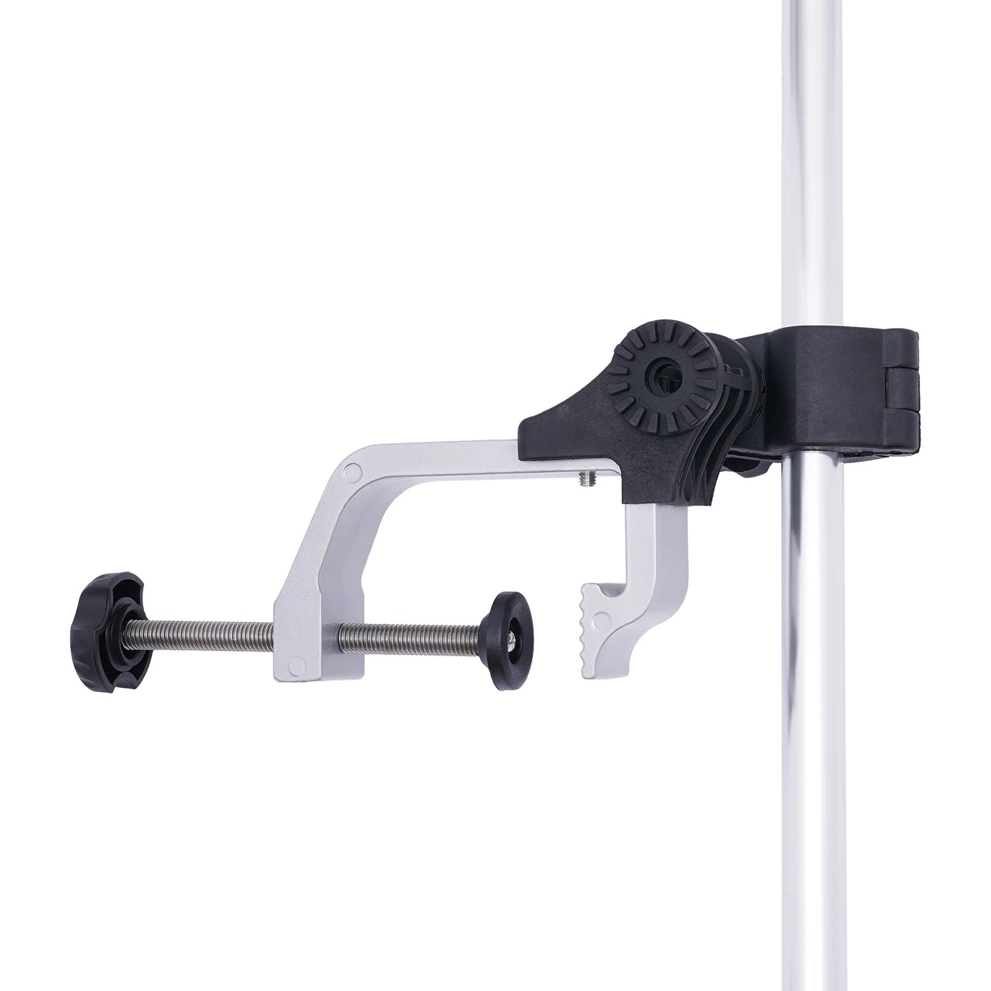 Portable Fish Finder Mount Universal Bracket w/360° Adjustable Rotatable Transducer Pole Mount for Boat Canoes, Kayaks Fishing