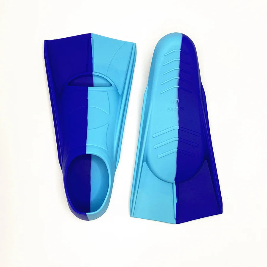 Comfortable Silicone Swim Fins Kids &Adults-Suitable Size for Beginners in Swimming,Diving-Ideal for Training Water Activities